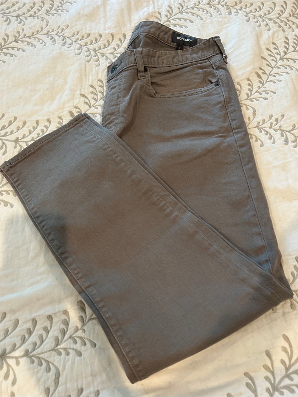 Bonobos Men's Straight Jeans in Gray